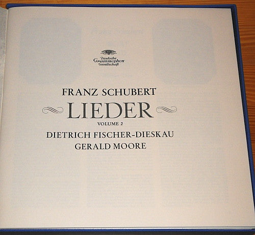 Franz Schubert, Dietrich Fischer-Dieskau, Gerald Moore : Lieder Volume 2 (13xLP, Ltd + Box)