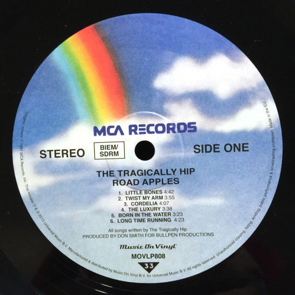 The Tragically Hip : Road Apples (LP, Album, RE, 180)