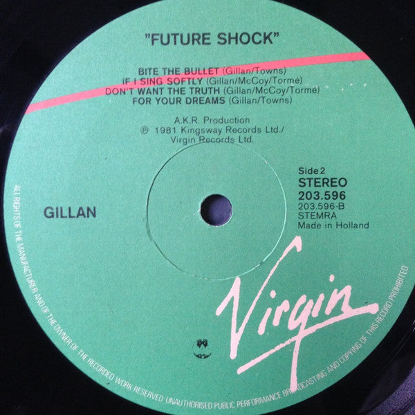 Gillan : Future Shock (LP, Album, Gat)