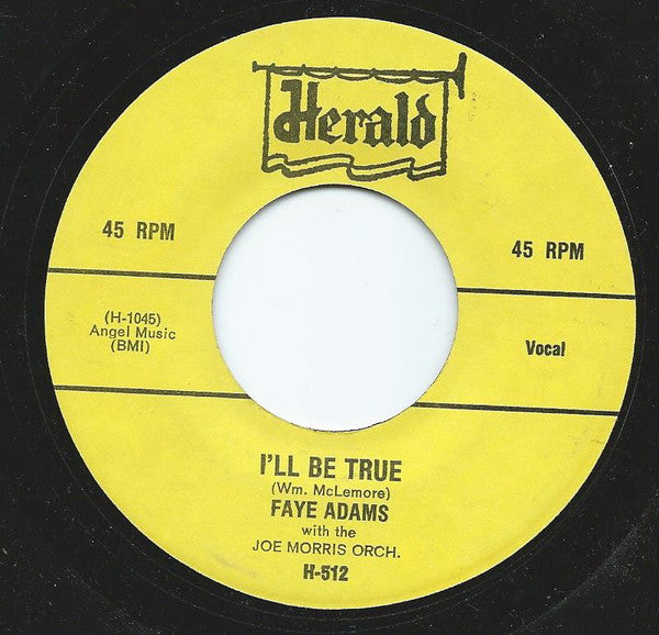 Faye Adams With Joe Morris Orchestra : Shake A Hand / I'll Be True (7", RE)