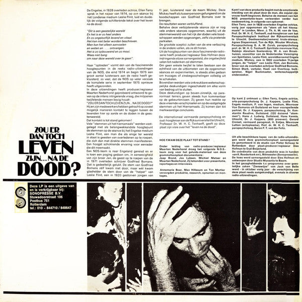 No Artist : Zou Er Dan Toch Leven Zijn Na De Dood ? (LP, Album)