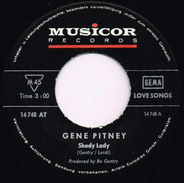 Gene Pitney : Shady Lady (7", Single)