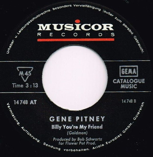Gene Pitney : Shady Lady (7", Single)