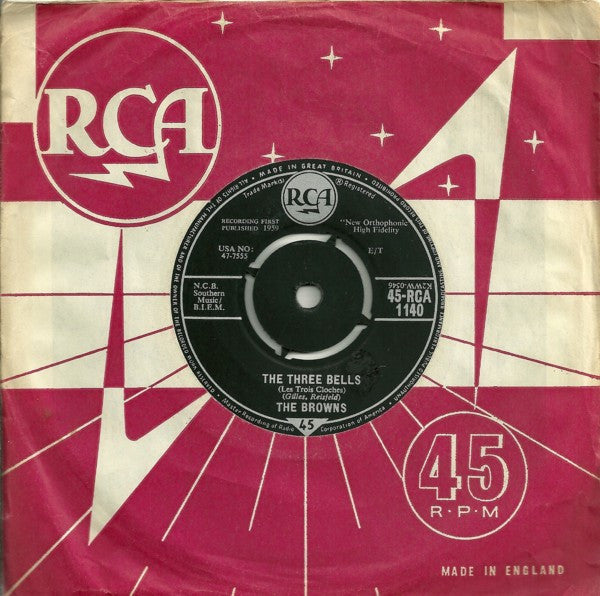The Browns (3) : The Three Bells (7", Single, 4-P)