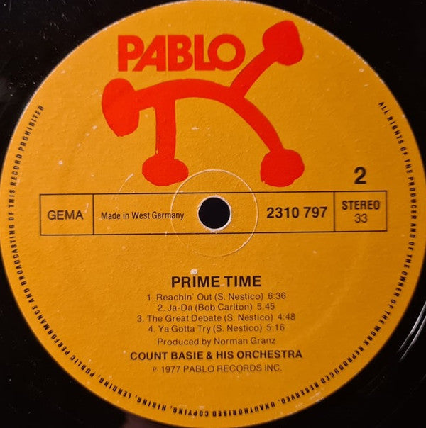 Count Basie And His Orchestra* : Prime Time (LP)