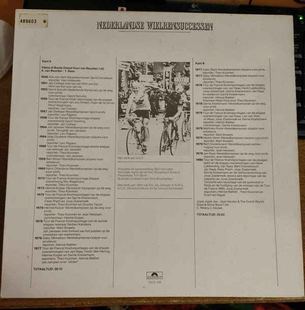 No Artist : Nederlandse Wielrensuccessen (LP)