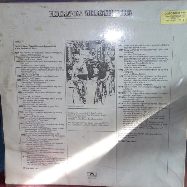 No Artist : Nederlandse Wielrensuccessen (LP)