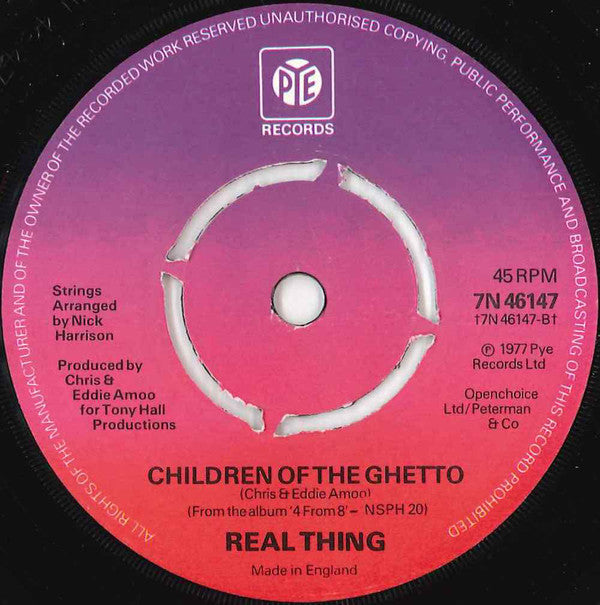 The Real Thing : Can You Feel The Force? (7", Single, Pus)
