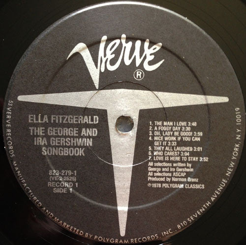 Ella Fitzgerald : The George And Ira Gershwin Songbook (2xLP, Comp, RE)