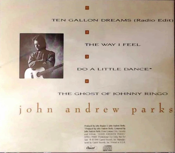 John Andrew Parks : John Andrew Parks (CD, Promo, Smplr)