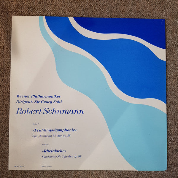 Robert Schumann - Wiener Philharmoniker, Georg Solti : Frühlings-Symphonie / Rheinische  (LP, Comp, Promo, Gat)