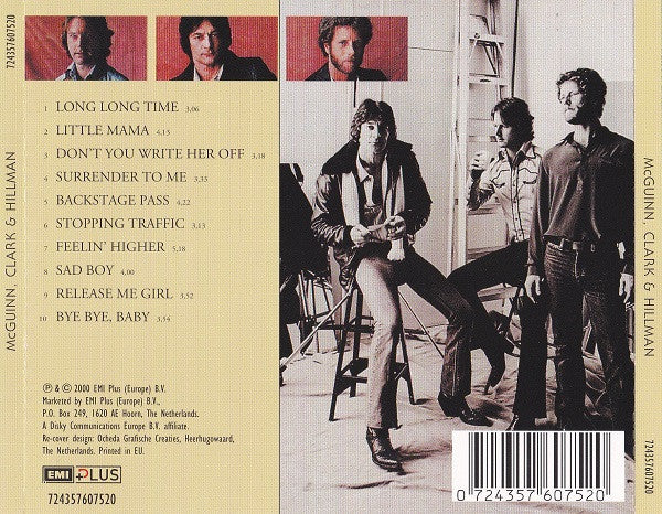 McGuinn, Clark & Hillman : McGuinn, Clark & Hillman (CD, Album, RE)