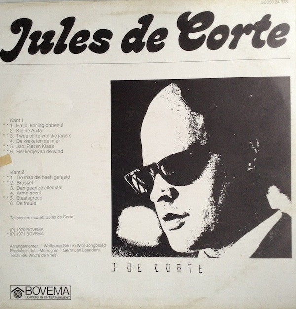 Jules De Corte : Met Vriendelijke Groeten, Jules De Corte (LP, Comp)