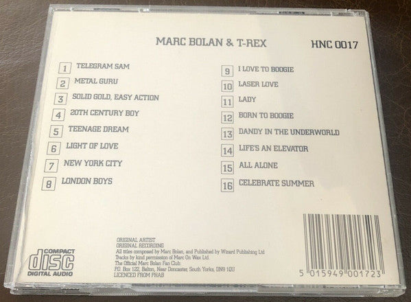 Marc Bolan & T. Rex : Marc Bolan & T-Rex (CD, Comp)