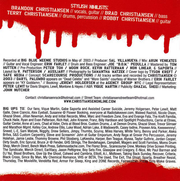 Christiansen : Stylish Nihilists (CD, Album)