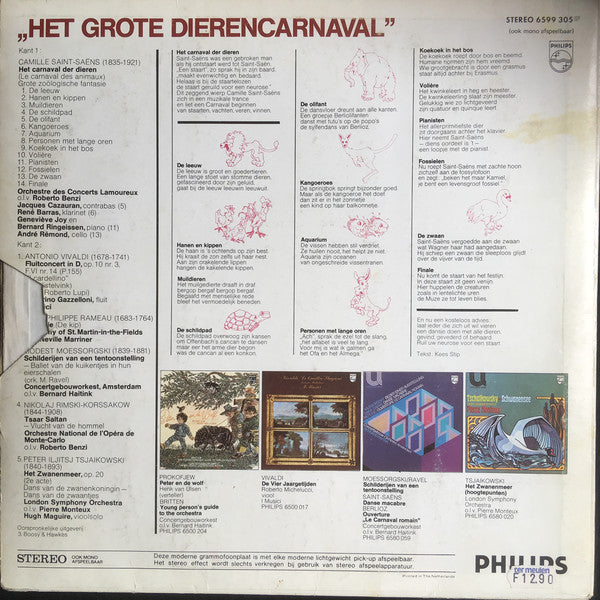 Various : "Het Grote Dierencarnaval" (LP, Comp, RE)