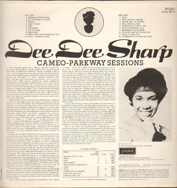 Dee Dee Sharp : Cameo-Parkway Sessions (LP, Comp)