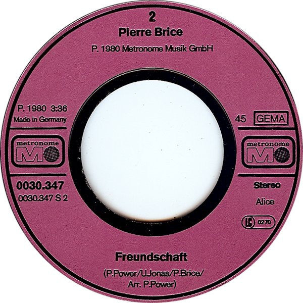 Pierre Brice : Manitou (7", Single)