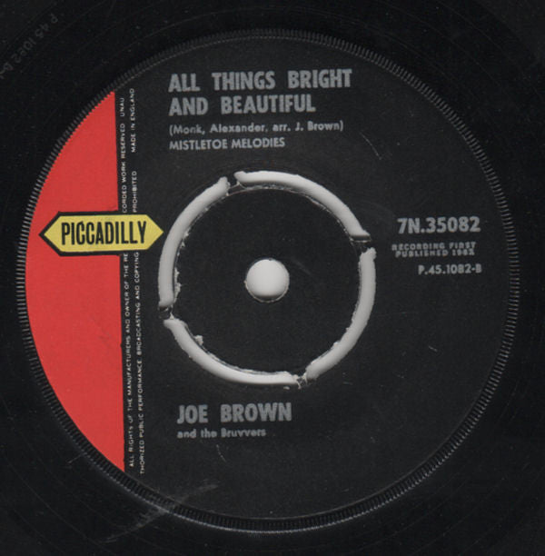 Joe Brown And The Bruvvers : It Only Took A Minute (7", Single, Pus)
