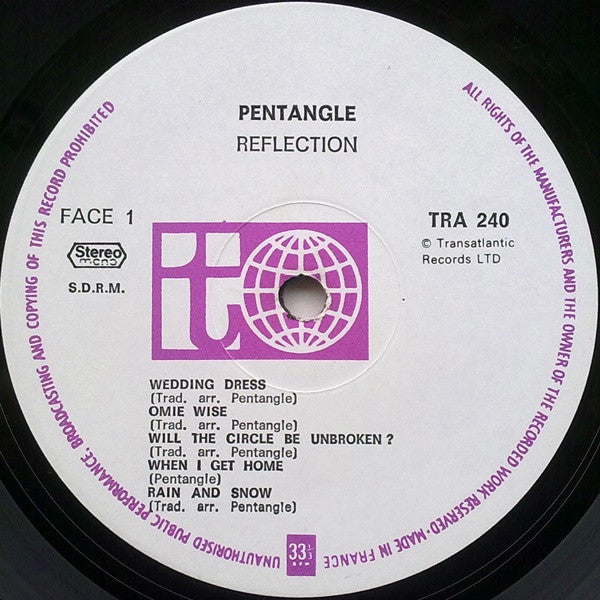 Pentangle : Reflection (LP, Album, Gat)