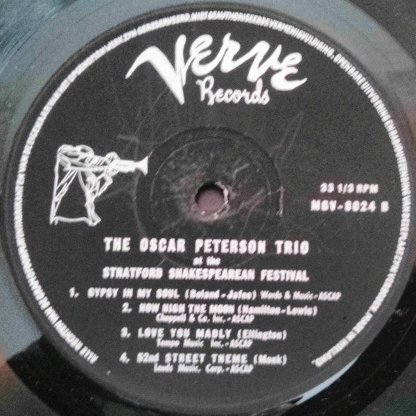 The Oscar Peterson Trio : At The Stratford Shakespearean Festival (LP, Album)