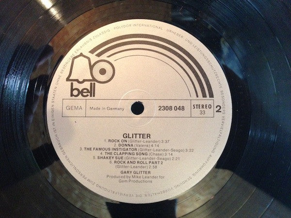 Gary Glitter : Glitter (LP, Album, Gat)