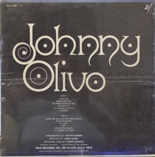 Johnny Olivo : Johnny Olivo (LP, Album, Mon)