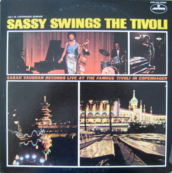 Sarah Vaughan : Sassy Swings The Tivoli (LP, Album, RE)