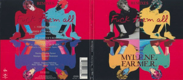 Mylène Farmer : Fuck Them All (Remixes) (CD, Maxi, Ltd, Dig)