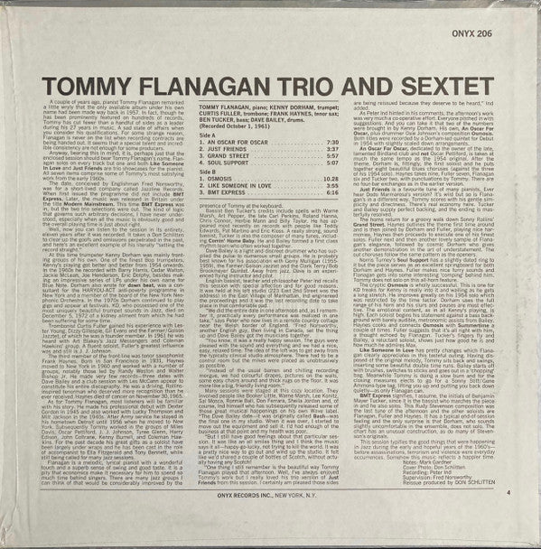 Tommy Flanagan : Trio And Sextet (LP, Album, RE)