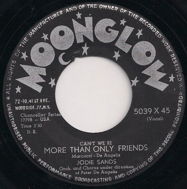Jodie Sands : With All My Heart / (Can't We Be) More Than Only Friends (7", Single)