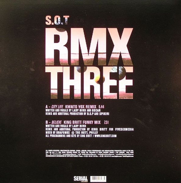 Soldiers Of Twilight : Remixes Part Three (12")