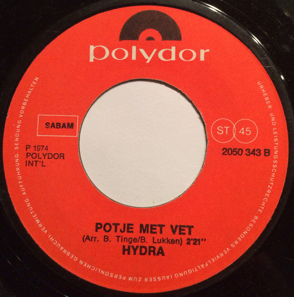 Hydra (12) : Marietje (Want In Het Bos Daar Zijn De Jagers) (7", Single)