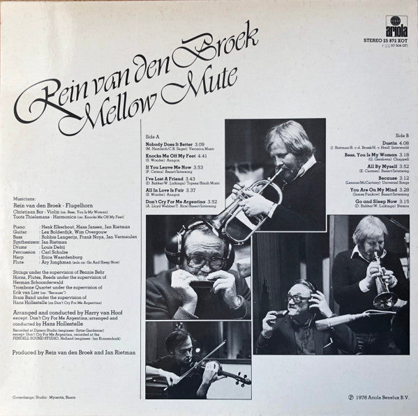 Rein van den Broek : Mellow Mute (LP, Album)
