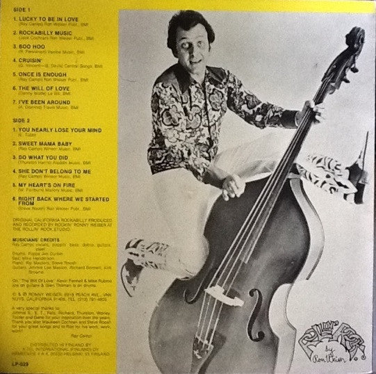 Ray Campi & His Rockabilly Rebels : Rockabilly Music (LP, Album)