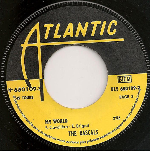 The Rascals : People Got To Be Free  (7", Single)