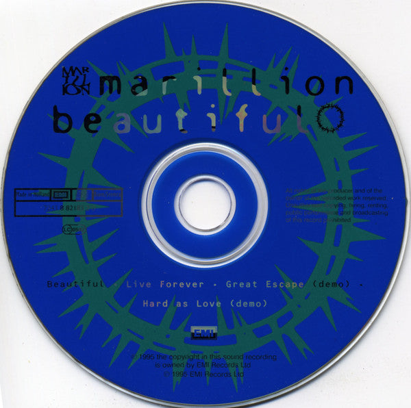 Marillion : Beautiful (CD, Maxi)