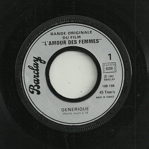 Patrick Juvet : L'amour Des Femmes (7", Single)