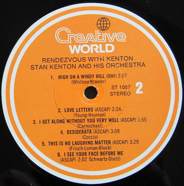Stan Kenton : Rendezvous With Kenton (LP, Album)