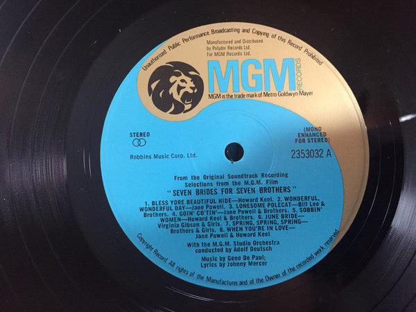 Various : Double Feature: 7 Brides For 7 Brothers / Annie Get Your Gun (LP, Comp, Gat)