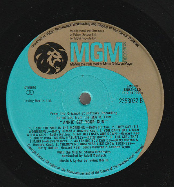 Various : Double Feature: 7 Brides For 7 Brothers / Annie Get Your Gun (LP, Comp, Gat)