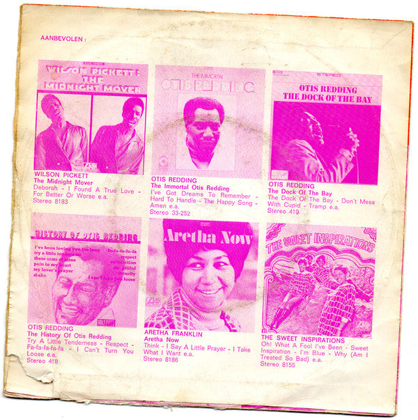 Otis Redding : A Lover's Question / You Made A Man Out Of Me (7", Single)