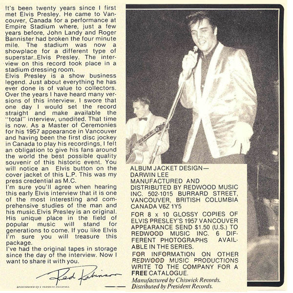 Elvis Presley : Elvis Tapes (LP)