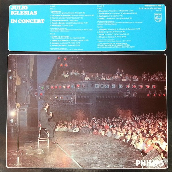 Julio Iglesias : Julio Iglesias In Concert (2xLP, Album, Gat)