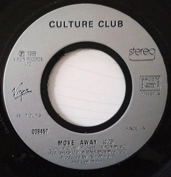 Culture Club : Move Away (7", Single)