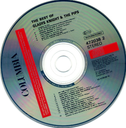 Gladys Knight And The Pips : The Best Of (CD, Comp, RE)
