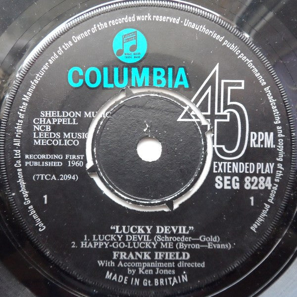 Frank Ifield : Lucky Devil (7", EP)
