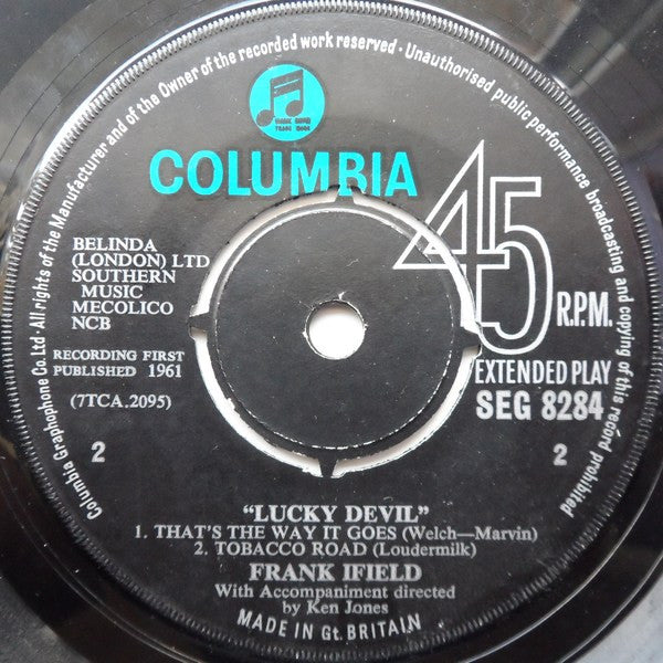 Frank Ifield : Lucky Devil (7", EP)