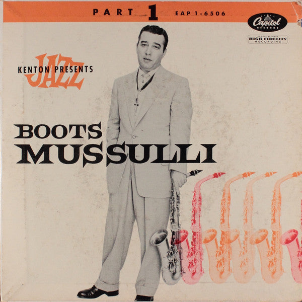 Boots Mussulli : Boots Mussulli, Part 1 (7", Album, EP)