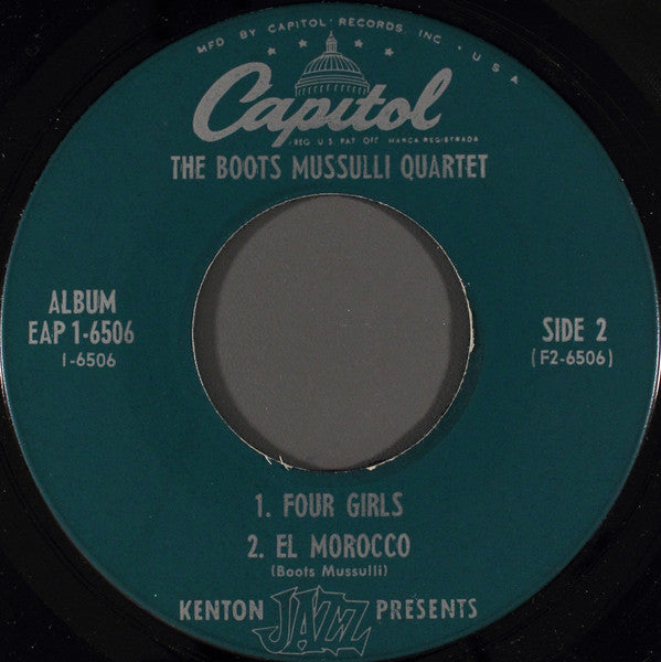 Boots Mussulli : Boots Mussulli, Part 1 (7", Album, EP)